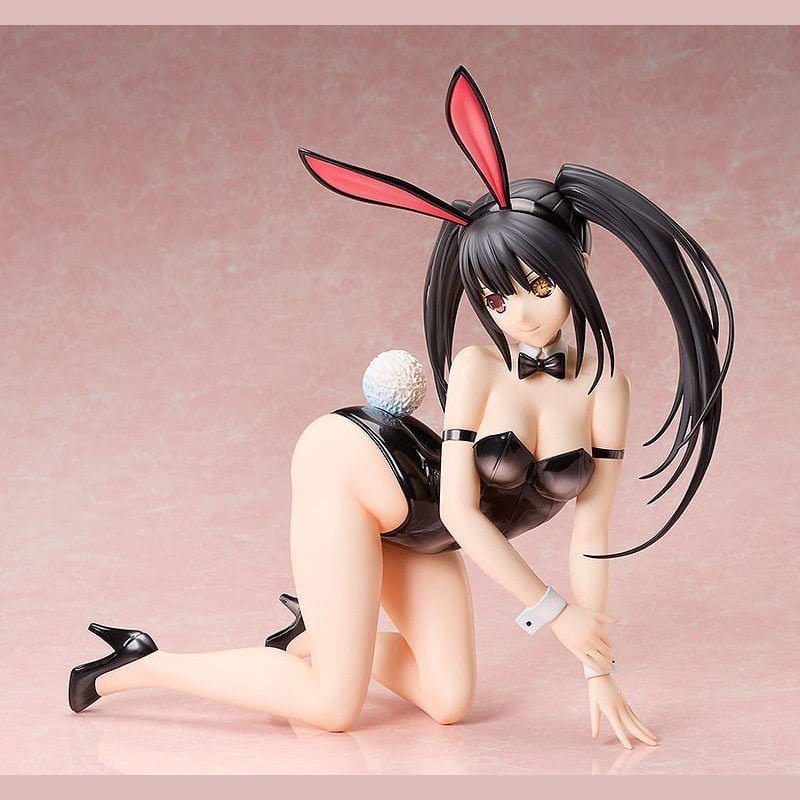 Date A Live III PVC Statue 1/4 Kurumi Tokisaki: Bare Leg Bunny Ver. 29 cm - The Happy Toy Store