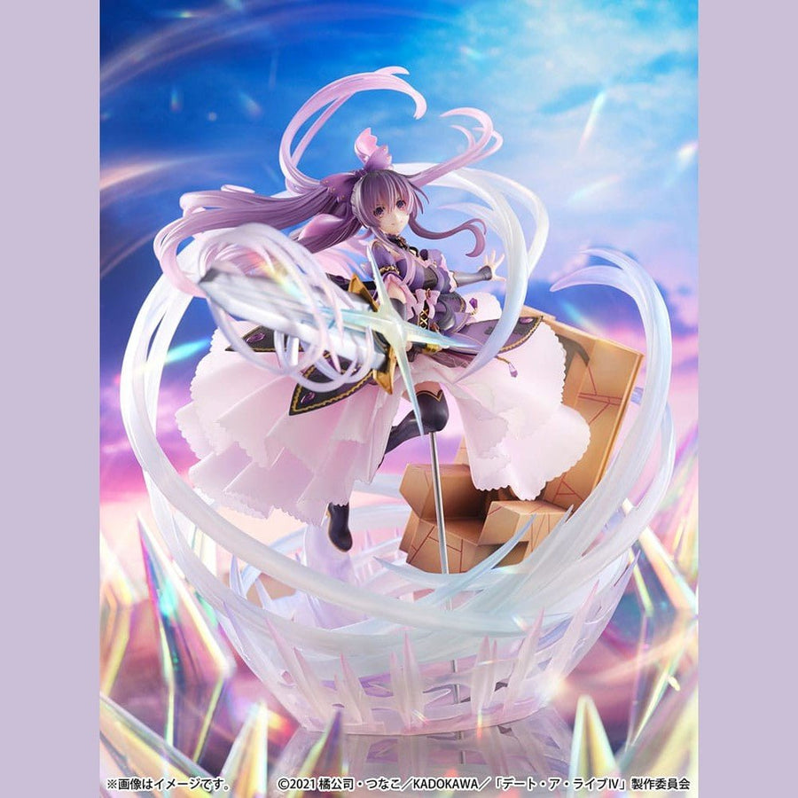 Date A Live IV SHIBUYA SCRAMBLE FIGURE PVC Statue 1/6 Tohka Yatogami Princess Amethyst Dress Ver. 32 cm - The Happy Toy Store