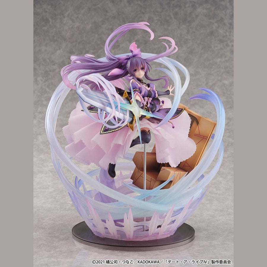 Date A Live IV SHIBUYA SCRAMBLE FIGURE PVC Statue 1/6 Tohka Yatogami Princess Amethyst Dress Ver. 32 cm - The Happy Toy Store