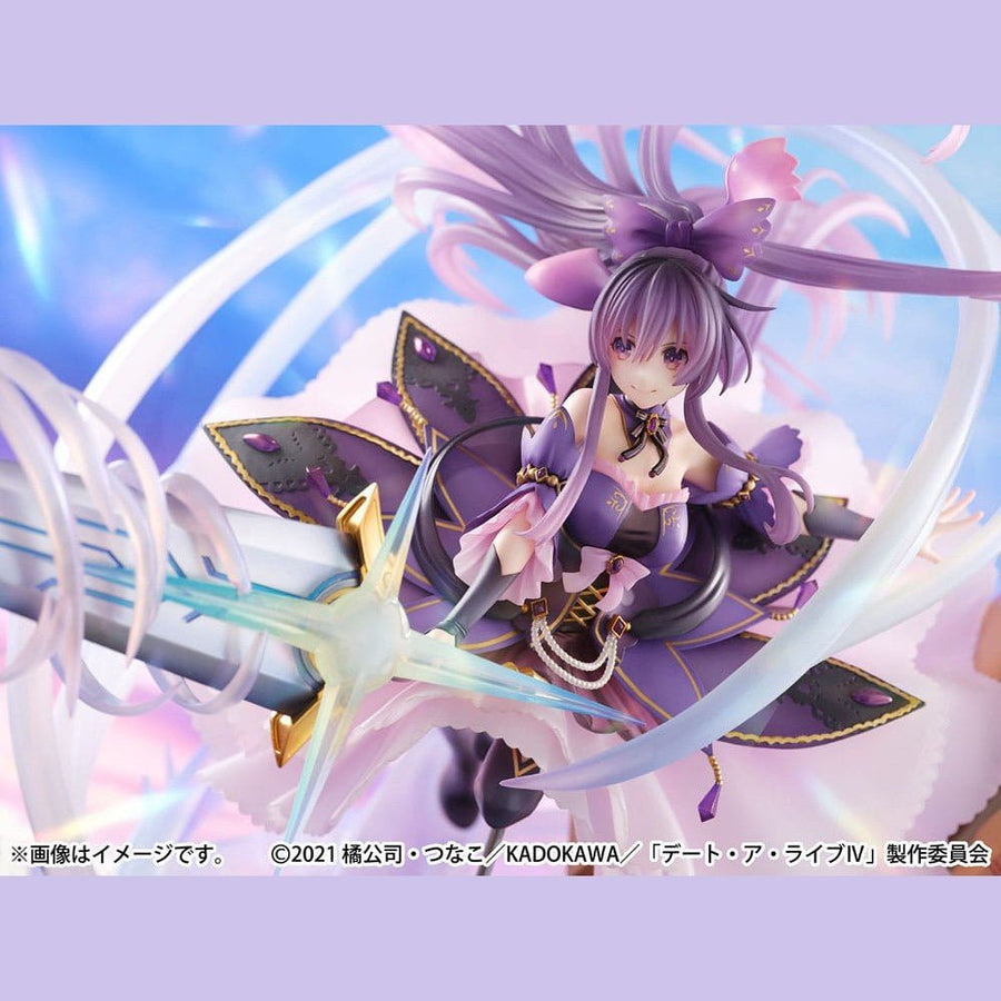 Date A Live IV SHIBUYA SCRAMBLE FIGURE PVC Statue 1/6 Tohka Yatogami Princess Amethyst Dress Ver. 32 cm - The Happy Toy Store