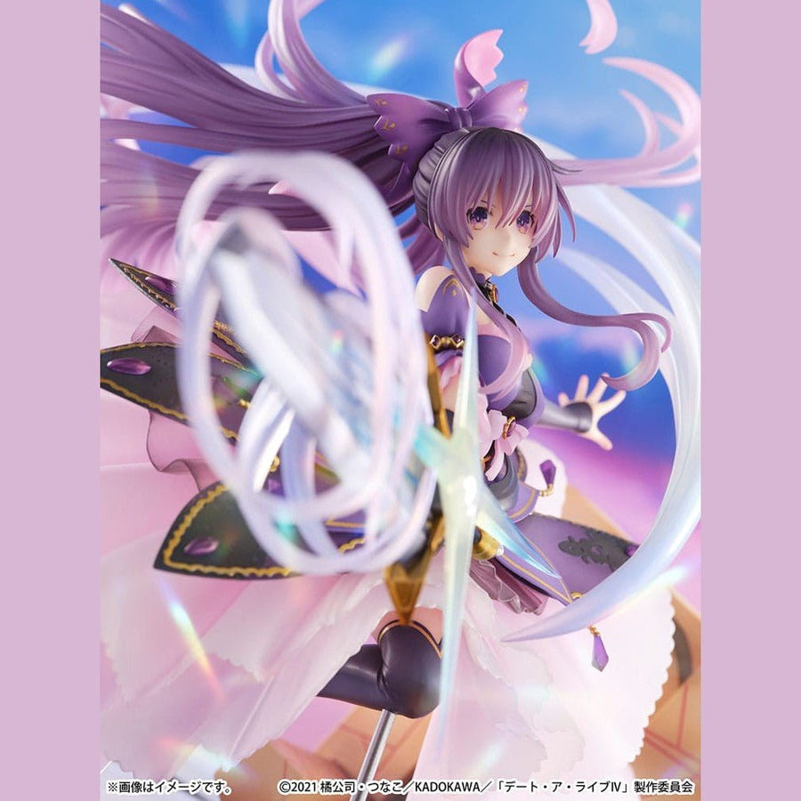 Date A Live IV SHIBUYA SCRAMBLE FIGURE PVC Statue 1/6 Tohka Yatogami Princess Amethyst Dress Ver. 32 cm - The Happy Toy Store