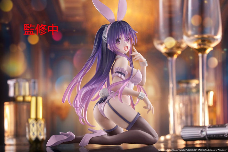 Date A Live PVC Statue Desktop Cute Figure Tohka Yatogami (Bunny Ver.) Renewal 13 cm - The Happy Toy Store