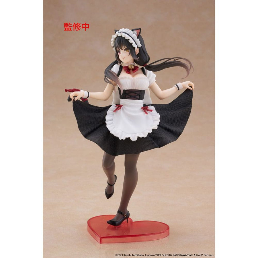 Date A Live V Coreful PVC Statue Kurumi Tokisaki Cat Ear Maid Ver. 18 cm - The Happy Toy Store