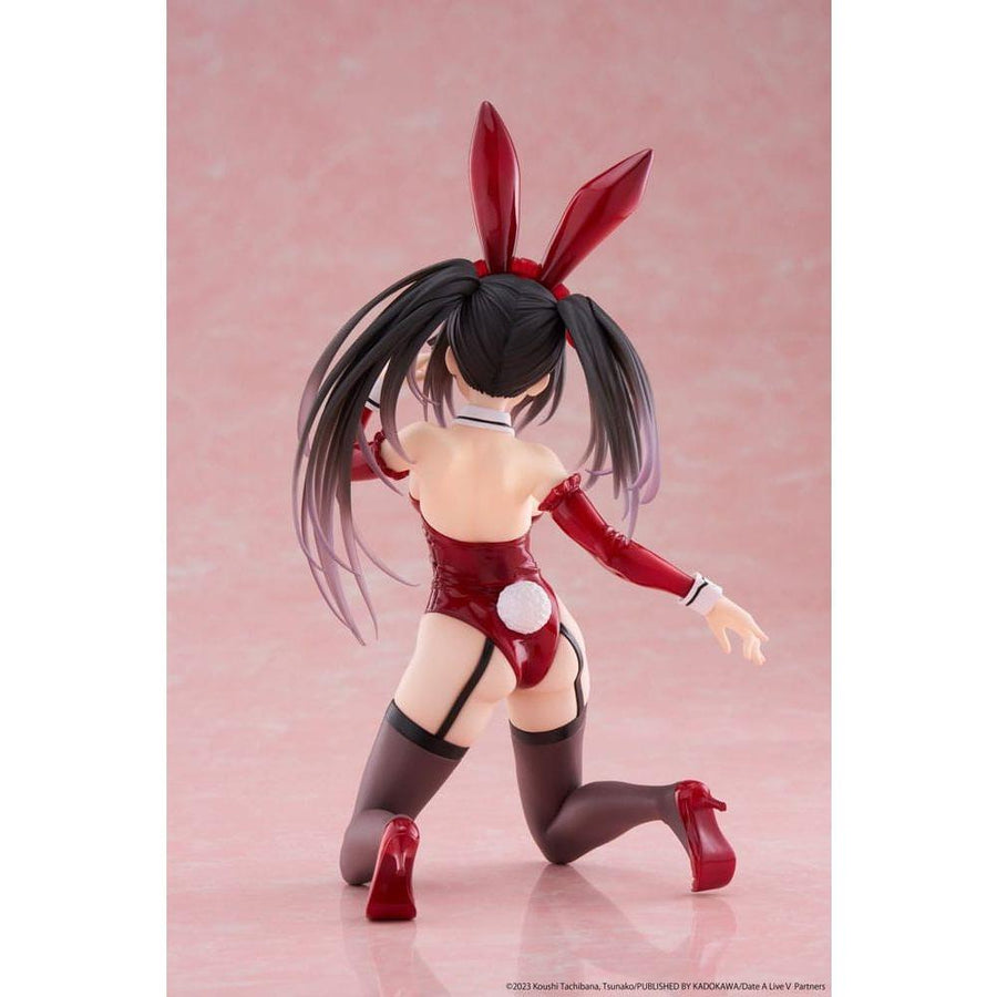 Date A Live V PVC Statue Desktop Cute Figure Kurumi Tokisaki Bunny Ver. 13 cm - The Happy Toy Store
