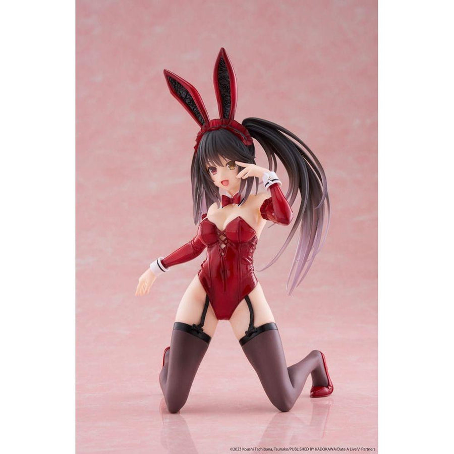 Date A Live V PVC Statue Desktop Cute Figure Kurumi Tokisaki Bunny Ver. 13 cm - The Happy Toy Store