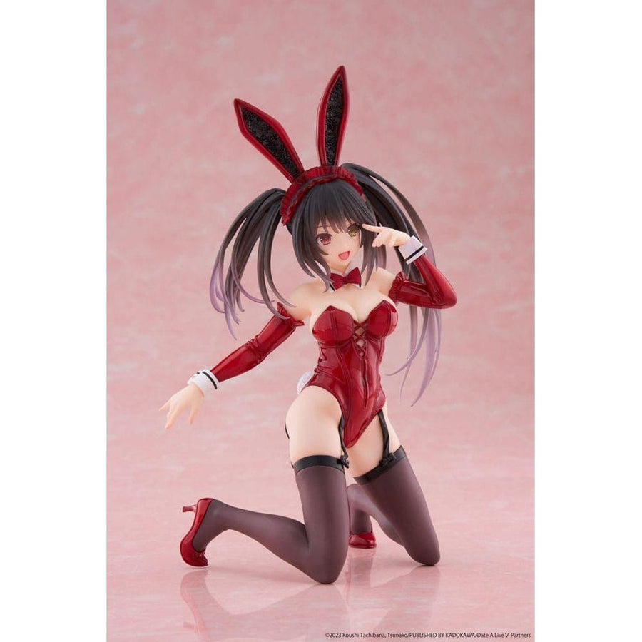 Date A Live V PVC Statue Desktop Cute Figure Kurumi Tokisaki Bunny Ver. 13 cm - The Happy Toy Store