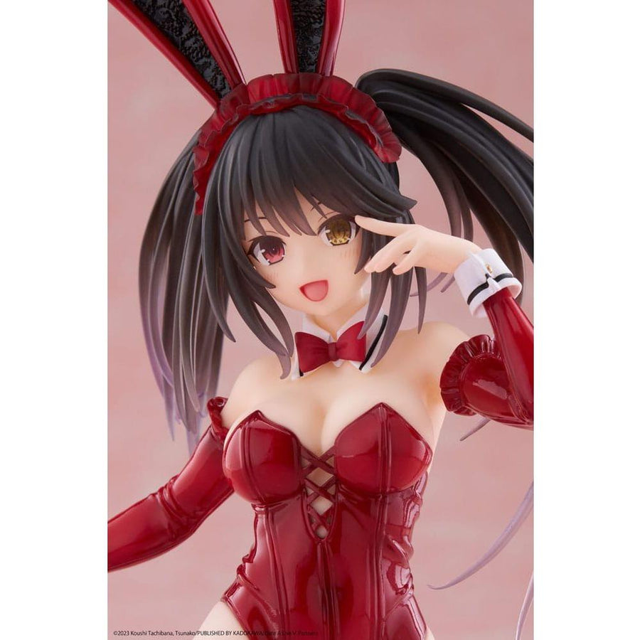 Date A Live V PVC Statue Desktop Cute Figure Kurumi Tokisaki Bunny Ver. 13 cm - The Happy Toy Store