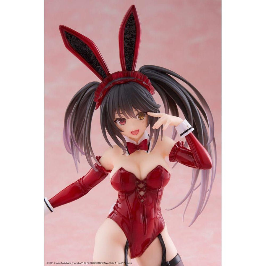 Date A Live V PVC Statue Desktop Cute Figure Kurumi Tokisaki Bunny Ver. 13 cm - The Happy Toy Store