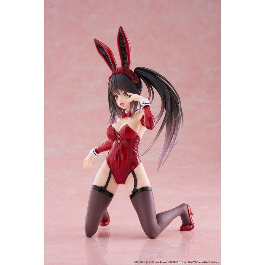 Date A Live V PVC Statue Desktop Cute Figure Kurumi Tokisaki Bunny Ver. 13 cm - The Happy Toy Store