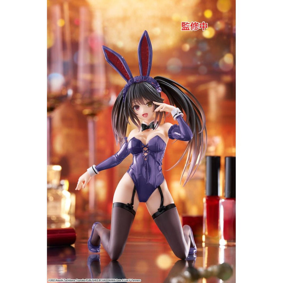 Date A Live V PVC Statue Desktop Cute Figure Kurumi Tokisaki Bunny Ver. Renewal 13 cm - The Happy Toy Store