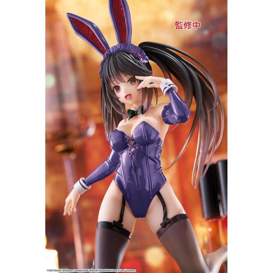 Date A Live V PVC Statue Desktop Cute Figure Kurumi Tokisaki Bunny Ver. Renewal 13 cm - The Happy Toy Store