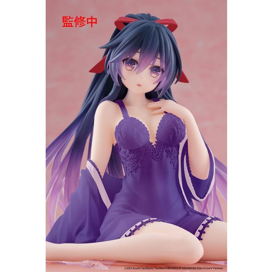 Date A Live V PVC Statue Desktop Cute Figure Tohka Yatogami Nightwear Ver. Renewal 13 cm - The Happy Toy Store