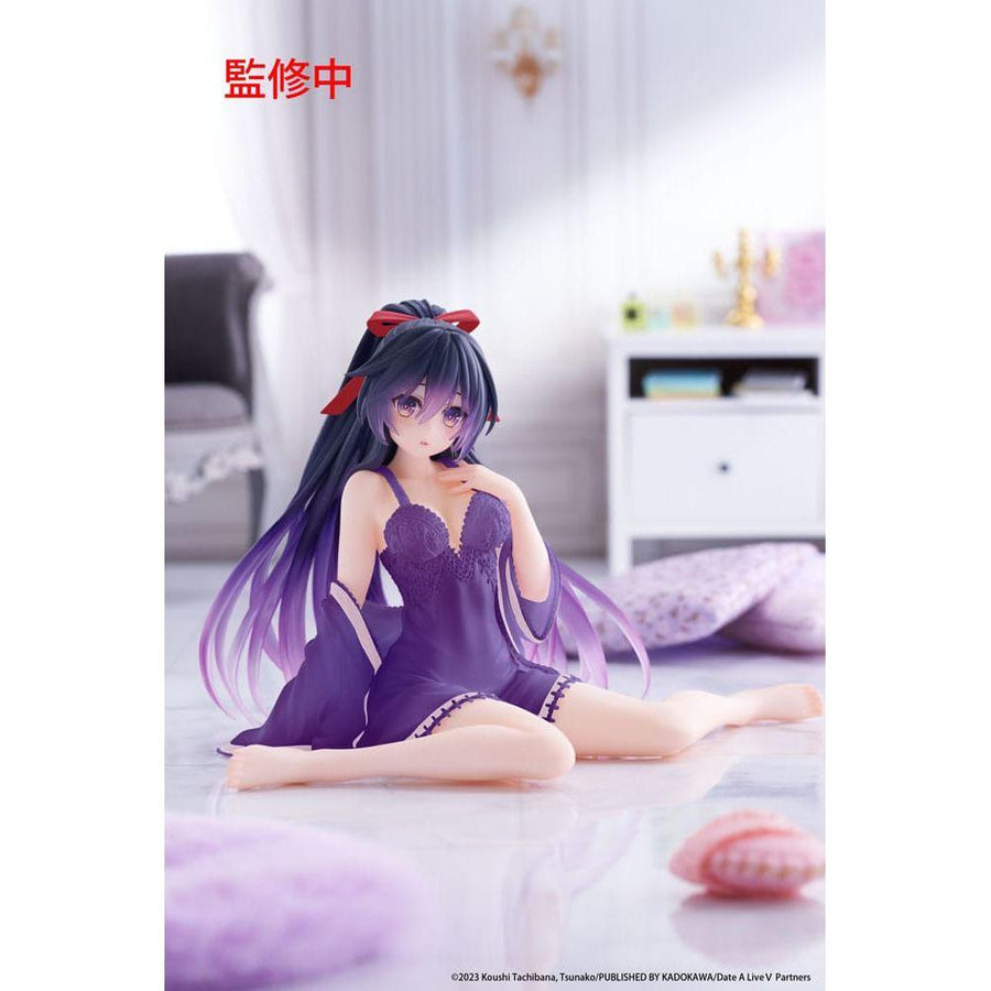 Date A Live V PVC Statue Desktop Cute Figure Tohka Yatogami Nightwear Ver. Renewal 13 cm - The Happy Toy Store
