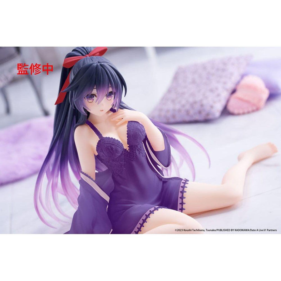 Date A Live V PVC Statue Desktop Cute Figure Tohka Yatogami Nightwear Ver. Renewal 13 cm - The Happy Toy Store