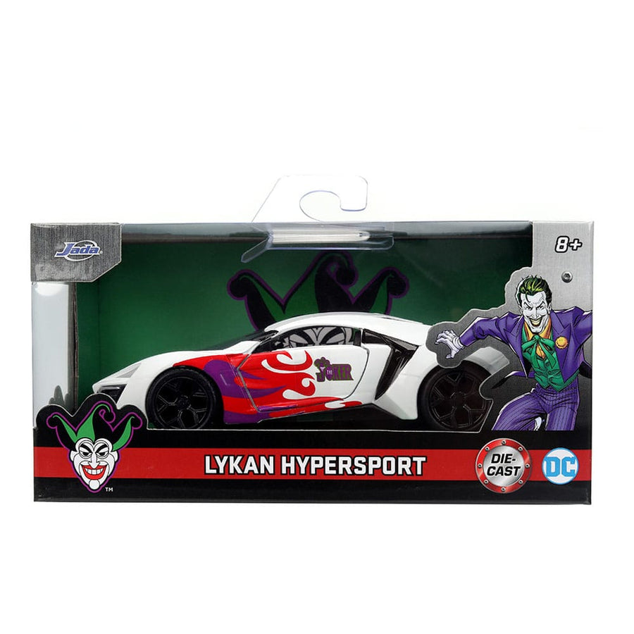 DC Comics Diecast Model 1/32 Lykan Hypersport Joker - The Happy Toy Store