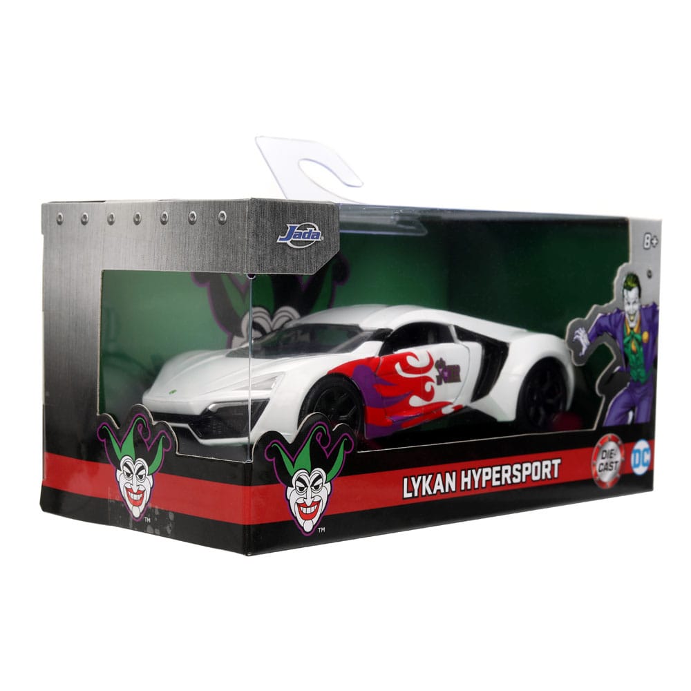 DC Comics Diecast Model 1/32 Lykan Hypersport Joker - The Happy Toy Store