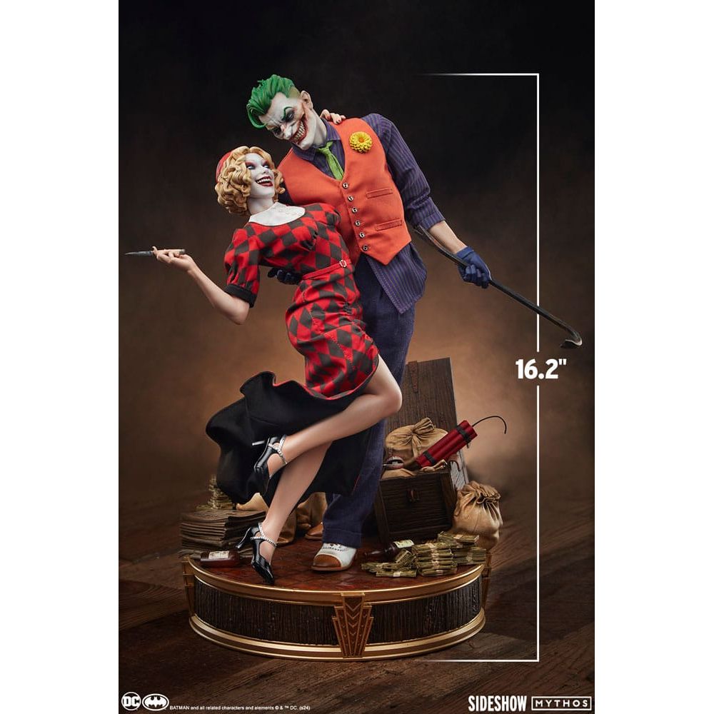 DC Comics Mythos Statue 1/5 The Joker and Harley Quinn: Lawless Love 41 cm - The Happy Toy Store