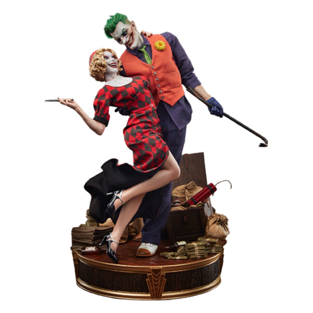 DC Comics Mythos Statue 1/5 The Joker and Harley Quinn: Lawless Love 41 cm - The Happy Toy Store