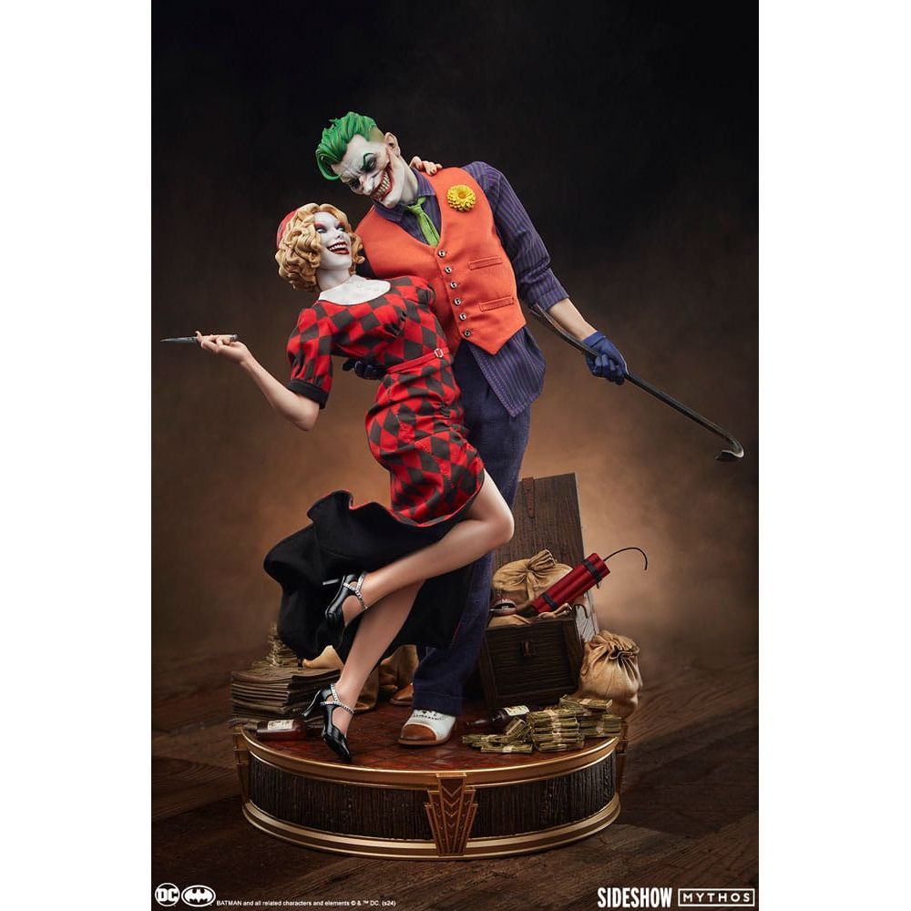 DC Comics Mythos Statue 1/5 The Joker and Harley Quinn: Lawless Love 41 cm - The Happy Toy Store
