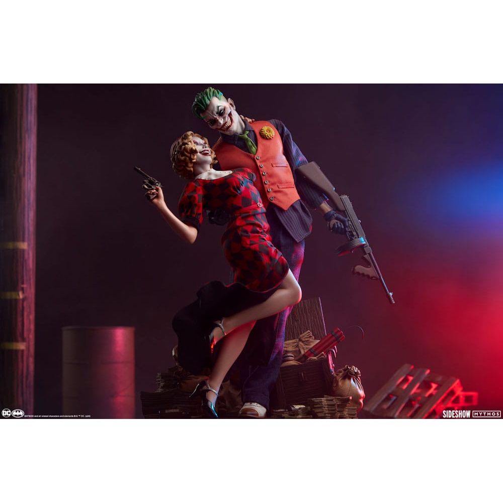 DC Comics Mythos Statue 1/5 The Joker and Harley Quinn: Lawless Love 41 cm - The Happy Toy Store