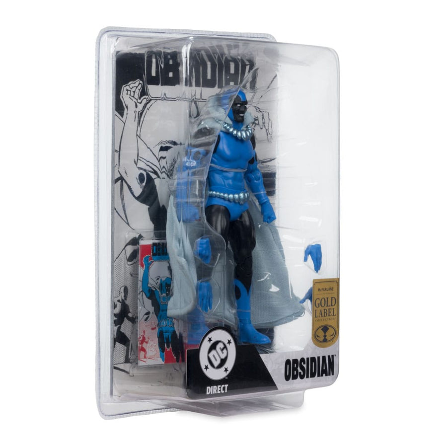 DC Direct Action Figure Obsidian (Infinity Inc 16) (Chase) (Gold Label) 18 cm - The Happy Toy Store