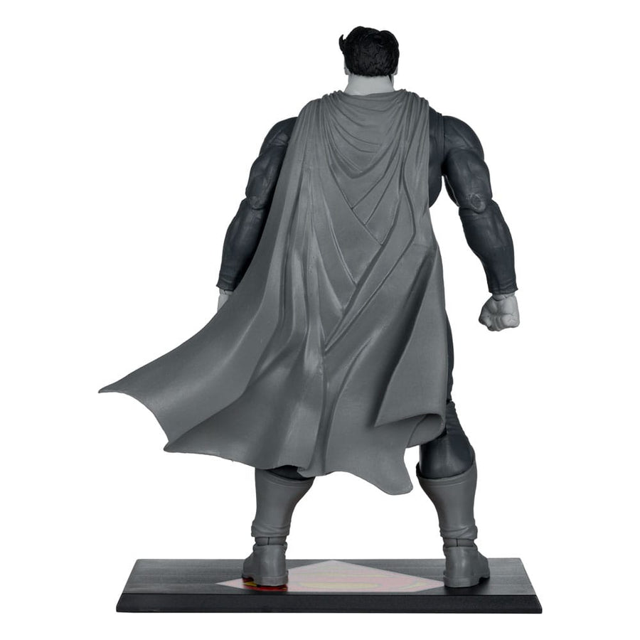 DC Multiverse Action Figure Superman (The Dark Knight Returns) (Black & White Accent Edition) (Gold Label) 18 cm - The Happy Toy Store