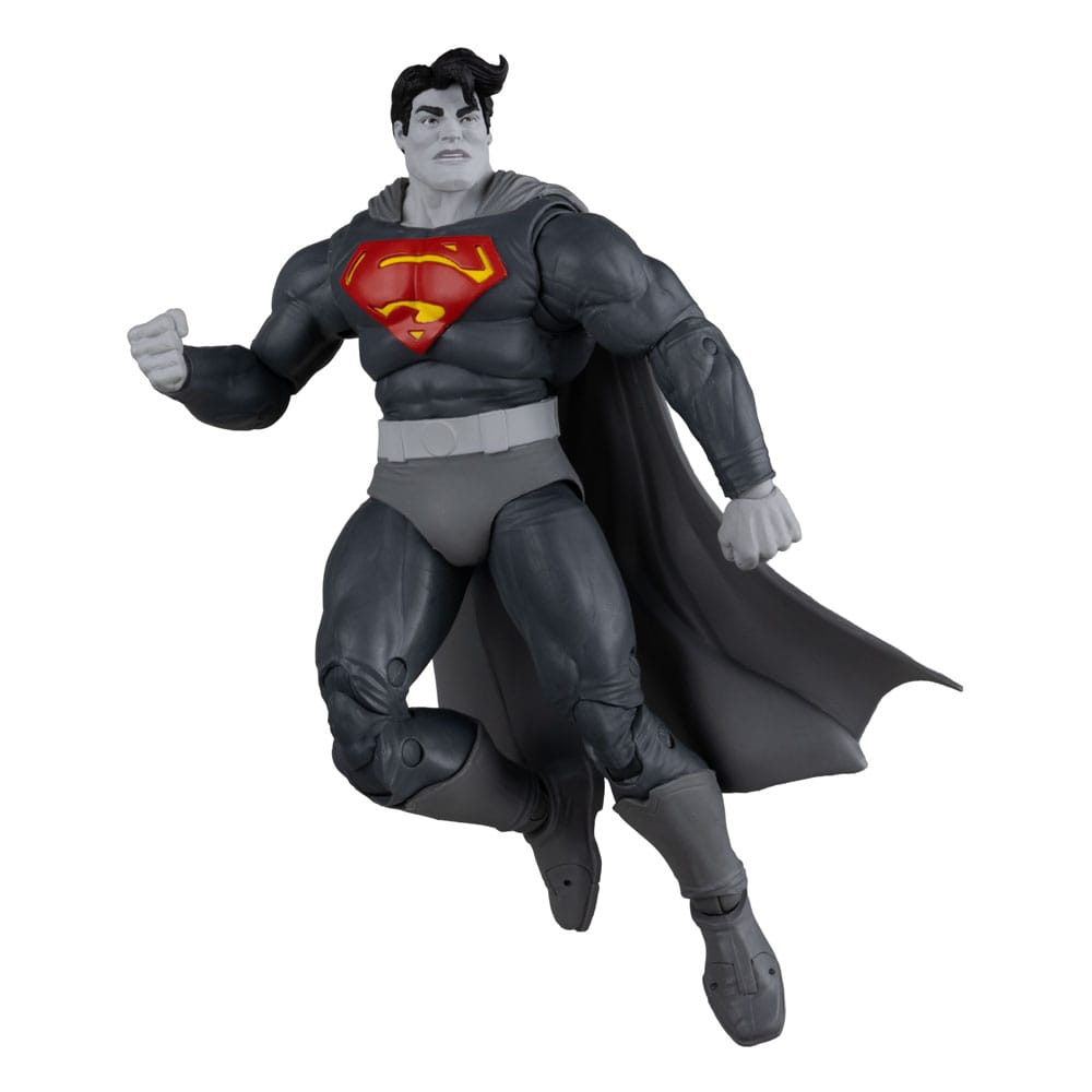 DC Multiverse Action Figure Superman (The Dark Knight Returns) (Black & White Accent Edition) (Gold Label) 18 cm - The Happy Toy Store