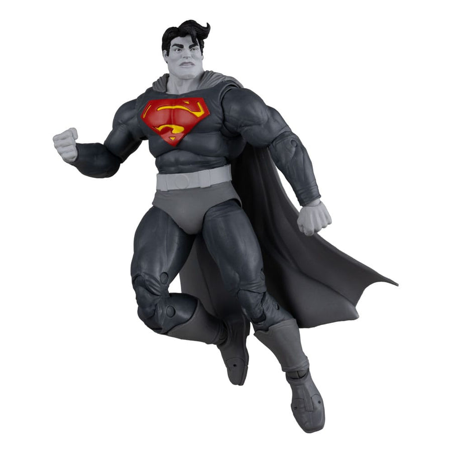 DC Multiverse Action Figure Superman (The Dark Knight Returns) (Black & White Accent Edition) (Gold Label) 18 cm - The Happy Toy Store