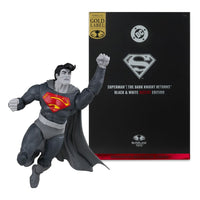 DC Multiverse Action Figure Superman (The Dark Knight Returns) (Black & White Accent Edition) (Gold Label) 18 cm - The Happy Toy Store