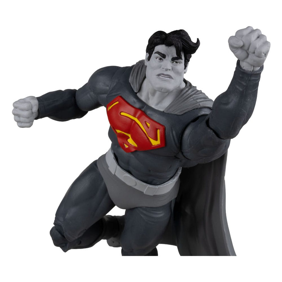 DC Multiverse Action Figure Superman (The Dark Knight Returns) (Black & White Accent Edition) (Gold Label) 18 cm - The Happy Toy Store
