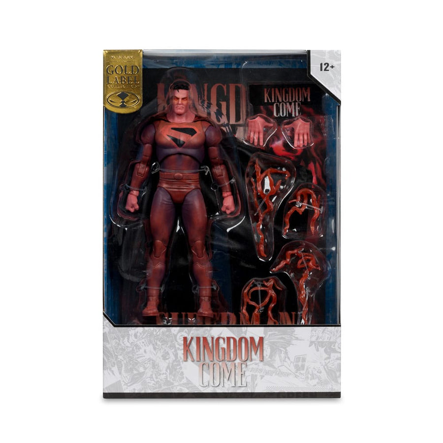 DC Multiverse McFarlane Cover Recreations Action Figure Superman (Kingdom Come) (Gold Label) 18 cm - The Happy Toy Store