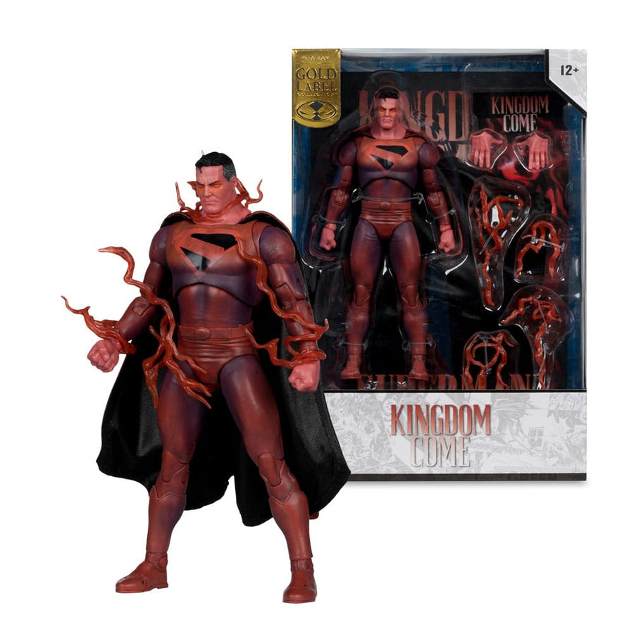 DC Multiverse McFarlane Cover Recreations Action Figure Superman (Kingdom Come) (Gold Label) 18 cm - The Happy Toy Store