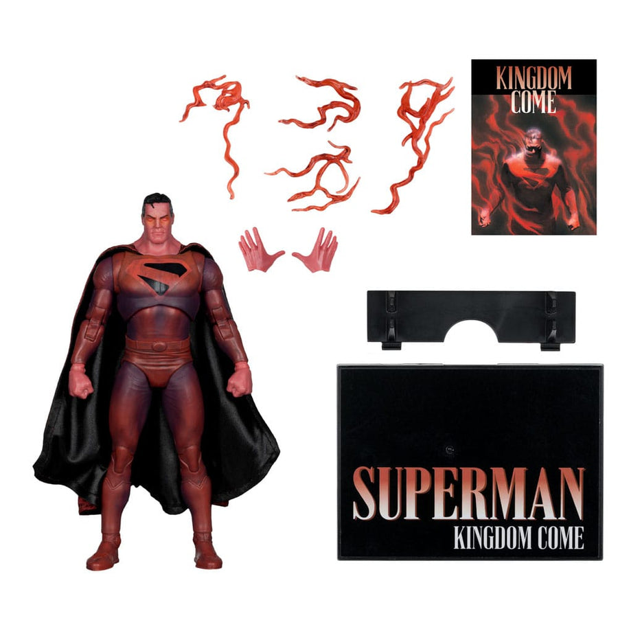 DC Multiverse McFarlane Cover Recreations Action Figure Superman (Kingdom Come) (Gold Label) 18 cm - The Happy Toy Store