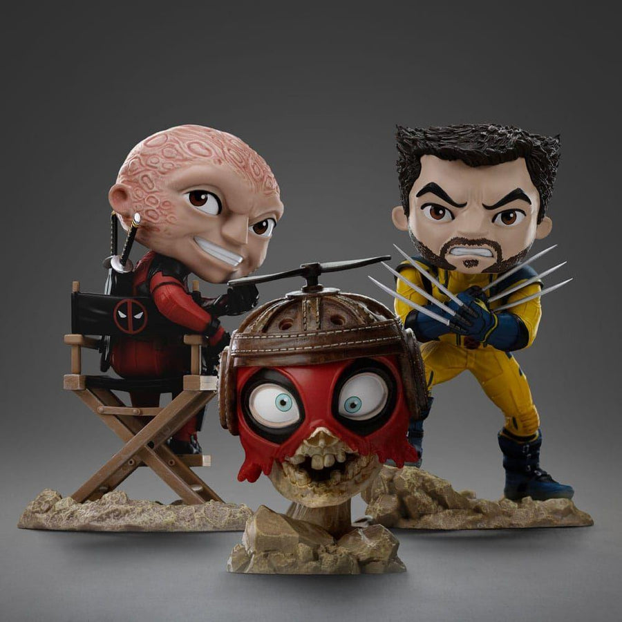 Deadpool & Wolverine Mini Co. PVC Figure Deadpool Unmasked 13 cm - The Happy Toy Store