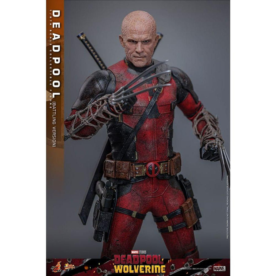 Deadpool & Wolverine Movie Masterpiece Action Figure 1/6 Deadpool (Battling Version) 31 cm - The Happy Toy Store