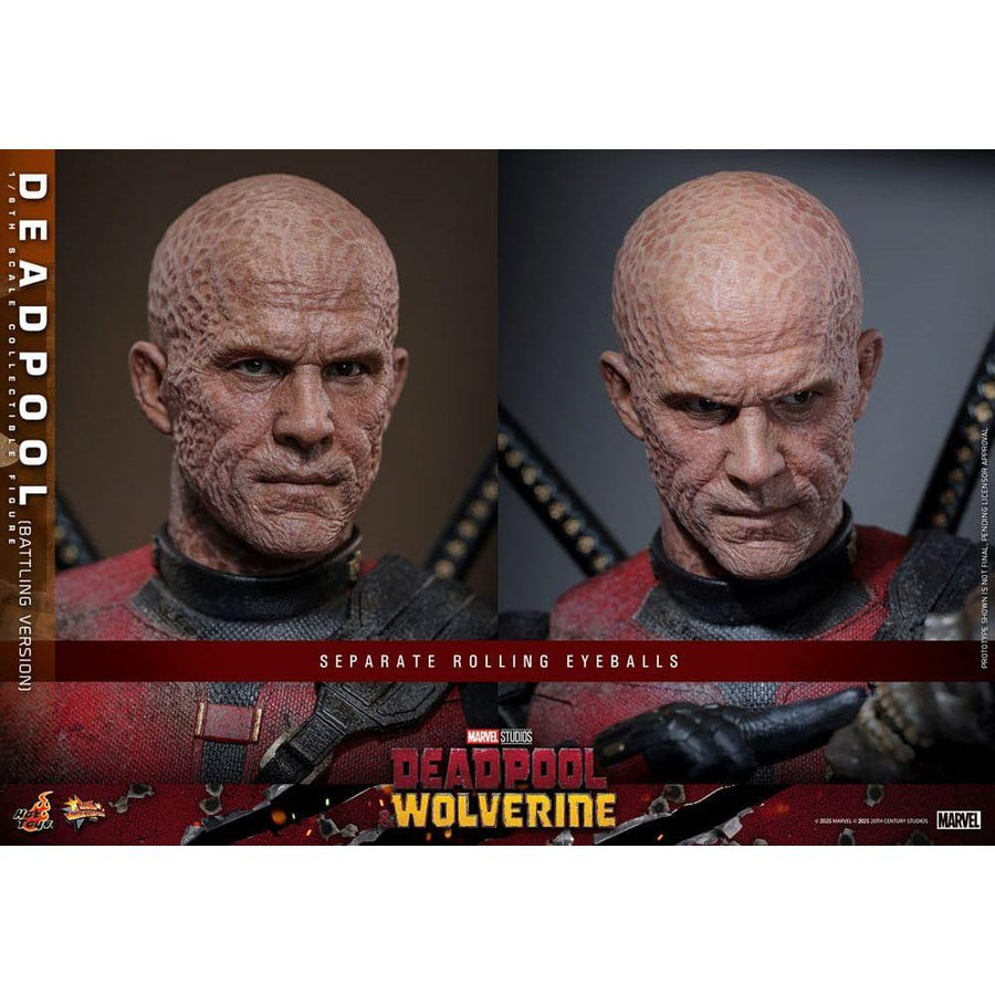 Deadpool & Wolverine Movie Masterpiece Action Figure 1/6 Deadpool (Battling Version) 31 cm - The Happy Toy Store