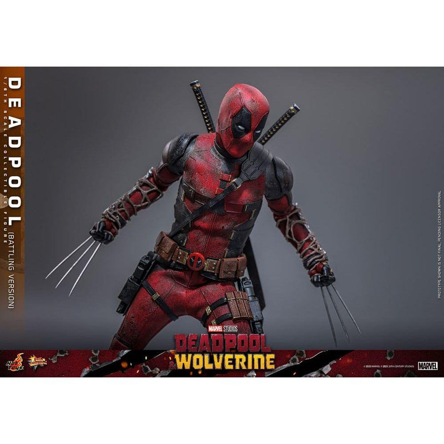 Deadpool & Wolverine Movie Masterpiece Action Figure 1/6 Deadpool (Battling Version) 31 cm - The Happy Toy Store