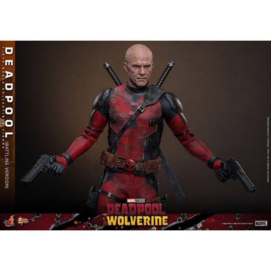 Deadpool & Wolverine Movie Masterpiece Action Figure 1/6 Deadpool (Battling Version) 31 cm - The Happy Toy Store
