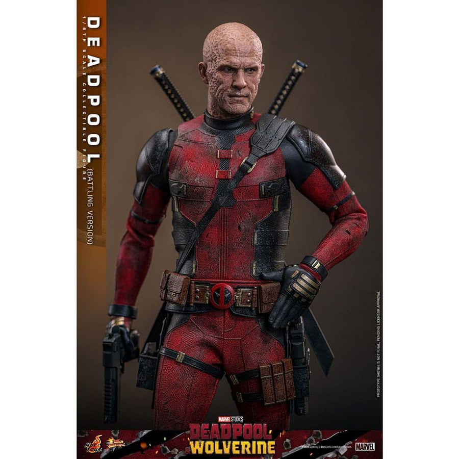 Deadpool & Wolverine Movie Masterpiece Action Figure 1/6 Deadpool (Battling Version) 31 cm - The Happy Toy Store