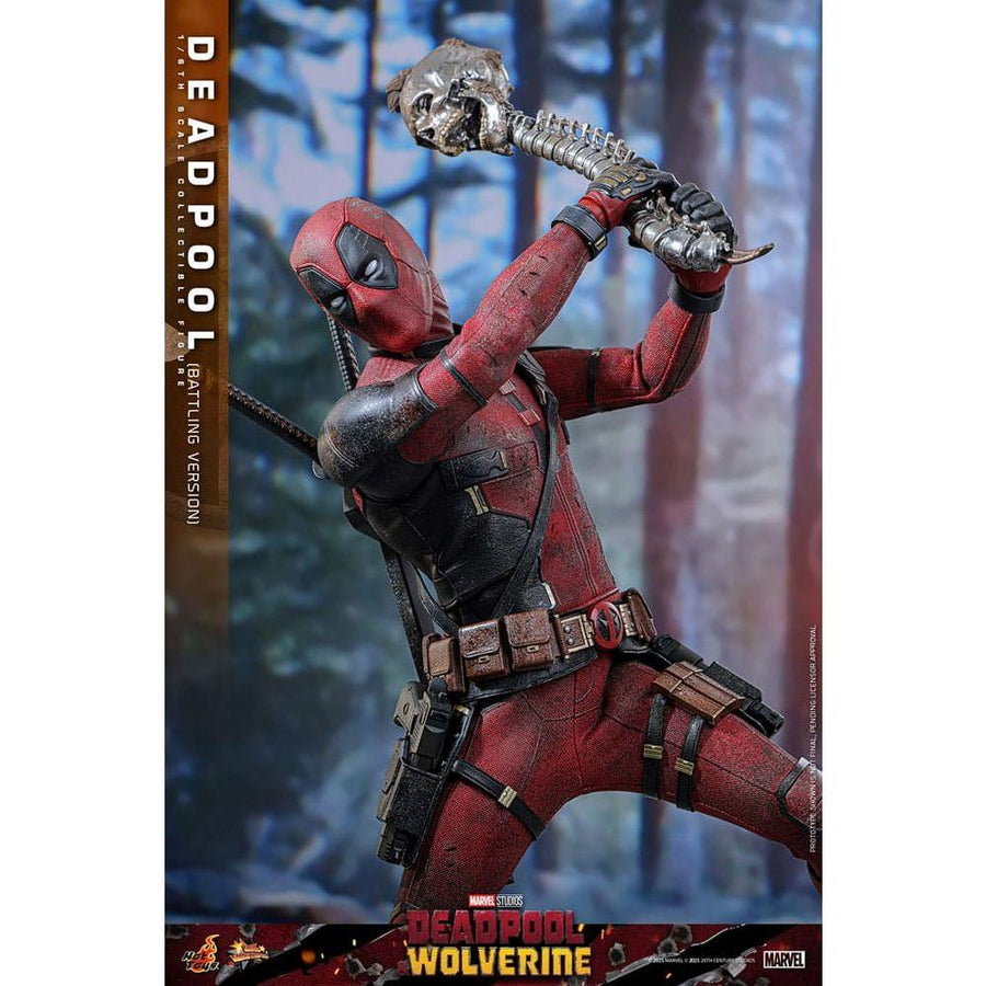 Deadpool & Wolverine Movie Masterpiece Action Figure 1/6 Deadpool (Battling Version) 31 cm - The Happy Toy Store