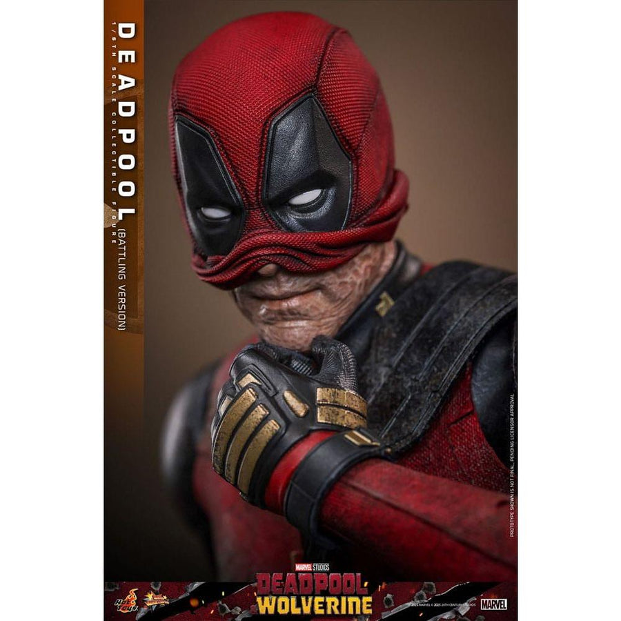 Deadpool & Wolverine Movie Masterpiece Action Figure 1/6 Deadpool (Battling Version) 31 cm - The Happy Toy Store