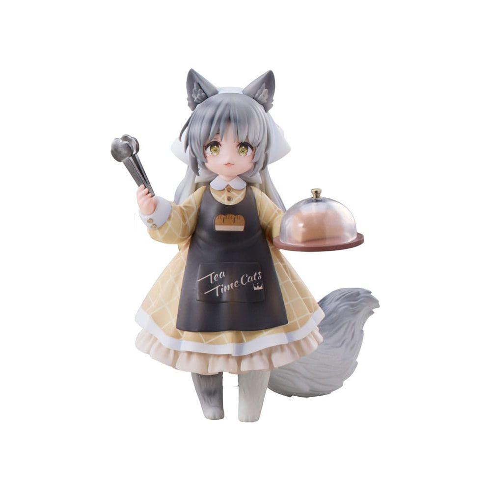 Decorated Life Collection PVC Statue Tea Time Cats - Cat Town Bakery Staff & Customer Set 12 cm - The Happy Toy Store