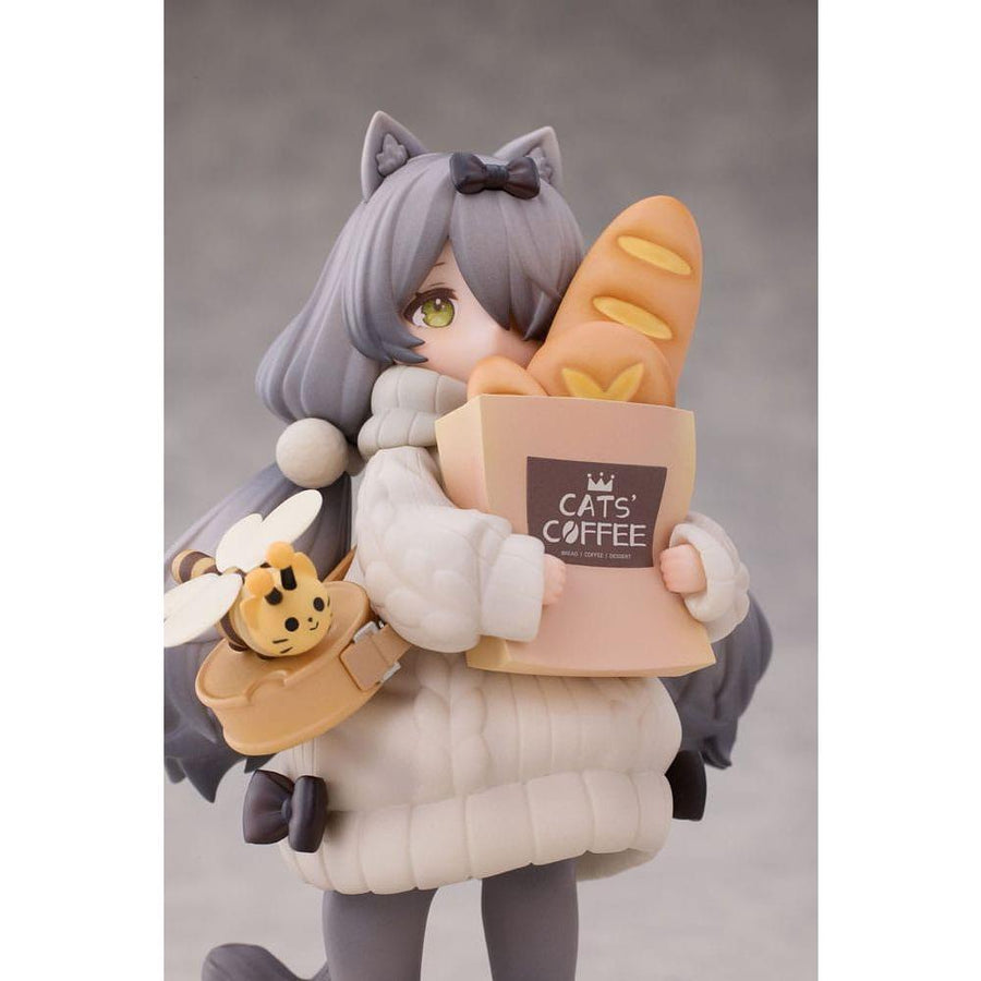 Decorated Life Collection PVC Statue Tea Time Cats - Cat Town Bakery Staff & Customer Set 12 cm - The Happy Toy Store