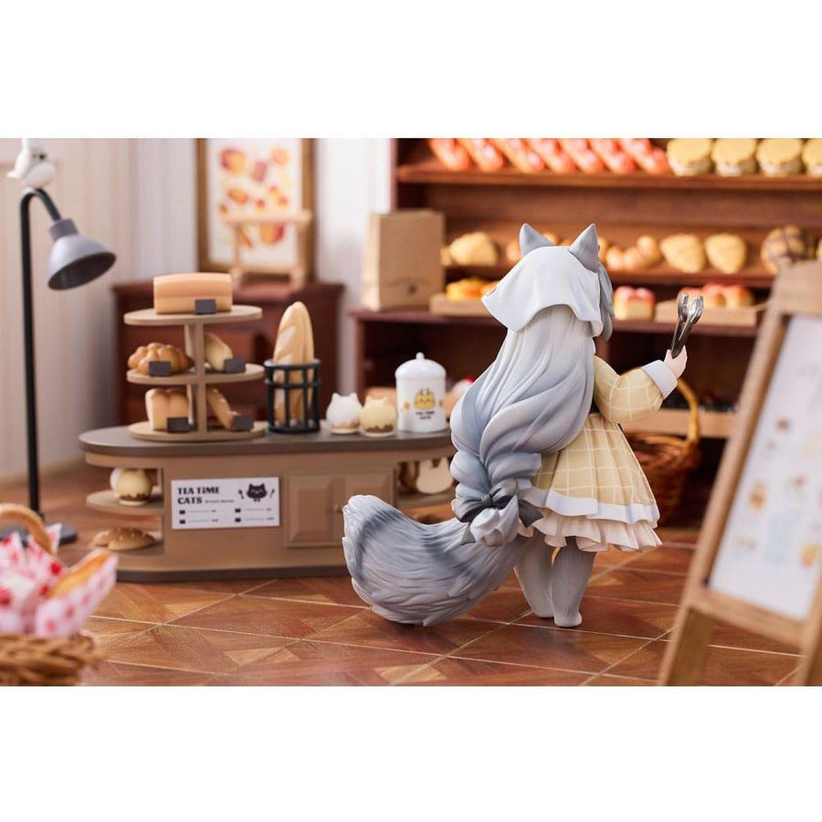 Decorated Life Collection PVC Statue Tea Time Cats - Cat Town Bakery Staff & Customer Set 12 cm - The Happy Toy Store