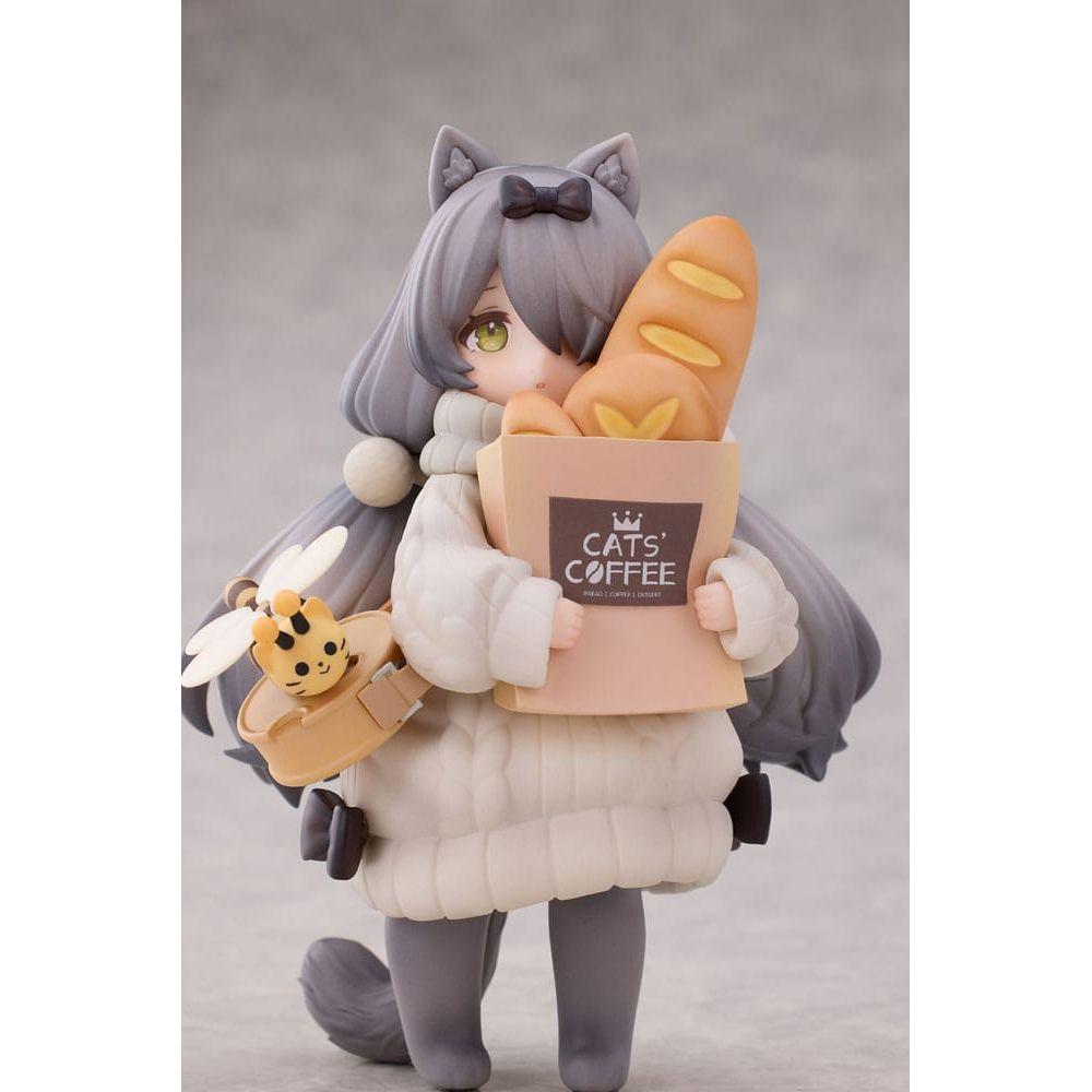 Decorated Life Collection PVC Statue Tea Time Cats - Cat Town Bakery Staff & Customer Set 12 cm - The Happy Toy Store