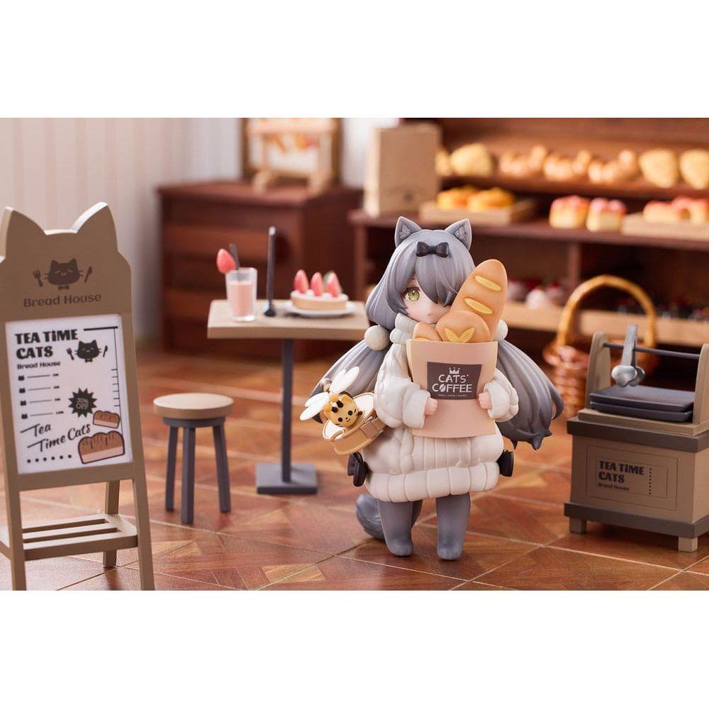 Decorated Life Collection PVC Statue Tea Time Cats - Cat Town Bakery Staff & Customer Set 12 cm - The Happy Toy Store