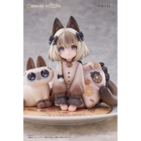 Decorated Life Collection PVC Statue Tea Time Cats x Siamese Cat Azuki - san Friendship Collaboration Exclusive Set 18 cm - The Happy Toy Store