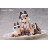 Decorated Life Collection PVC Statue Tea Time Cats x Siamese Cat Azuki - san Friendship Collaboration Exclusive Set 18 cm - The Happy Toy Store
