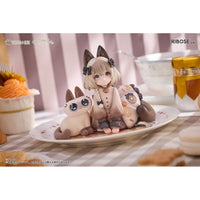 Decorated Life Collection PVC Statue Tea Time Cats x Siamese Cat Azuki - san Friendship Collaboration Exclusive Set 18 cm - The Happy Toy Store