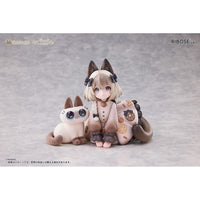 Decorated Life Collection PVC Statue Tea Time Cats x Siamese Cat Azuki - san Friendship Collaboration Exclusive Set 18 cm - The Happy Toy Store